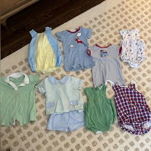Eight pieces of boys’ spring/summer clothing size 18 month - 2T.